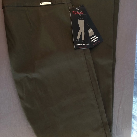 Rekucci “Ease into Comfort” Straight Leg Pants w/Tummy Control - Picture 2 of 4